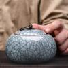 FFDSDUH Urns Funeral Urns,Cremation Ashes Ceramic Urn-Suitable for A Small Amount of Pet Adult Ashes,10.5x10.5x7.5cm,Perfect Souvenir,E(F) view 3