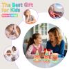 3 Packs Spiral Fidget Impossible Cone,3D Printed Optical Illusion Desk Toys Stress Relief Sculpture, Unique Office Gifts Teens Adults Kids Stocking Stuffers Christmas White ElephantGolden Sunrise view 2