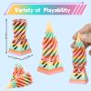 3 Packs Spiral Fidget Impossible Cone,3D Printed Optical Illusion Desk Toys Stress Relief Sculpture, Unique Office Gifts Teens Adults Kids Stocking Stuffers Christmas White ElephantGolden Sunrise view 3