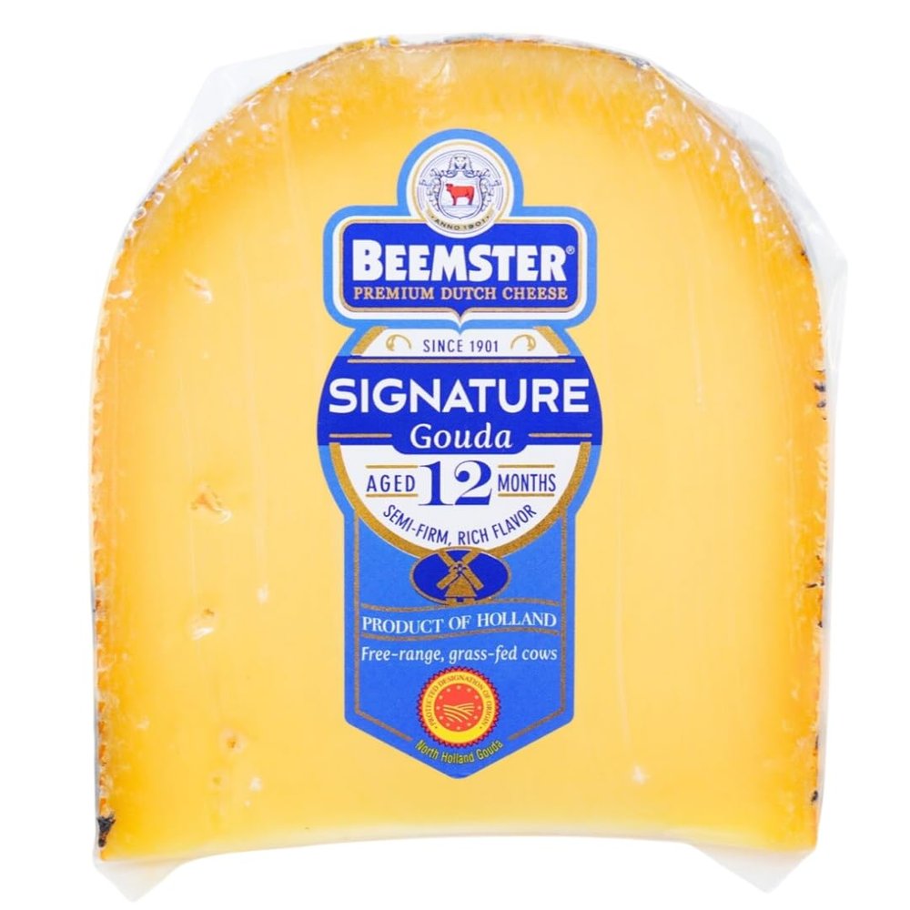 Dutch Gouda Cheese Bemster Signature Aged Gouda Choice Cheeses 1 lb.12 months aged