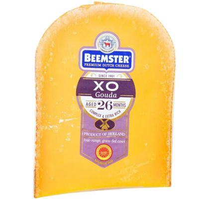 Dutch Gouda Cheese Bemster XO Aged Gouda Choice Cheeses Hard and extra rich Naturally lactose free 1 lb.26 months aged
