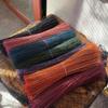16" Length 1/2 lb Bundles // Hand Dyed Broomcorn or Broom Straw // Besom Crafting & Floral Supplies (Natural) view 1