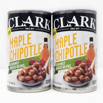 2 Pack of Gourmet Baked Beans 15oz Cans Clark You choose your Favorite Flavor Since 1877 (15oz, Maple Chipotle)