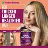 (2 Pack) Hair Growth Vitamins for Women | Biotin 10,000mcg, Collagen, Patented OptiMSM, goMCT, Saw Palmetto | Naturally Regrow Stronger & Healthier Hair, Skin and Nails | May Stop Hair Loss view 4