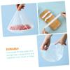 Baluue 6-Pack Elastic Food Storage Covers Disposable Fresh-Keeping Lids Refrigerator Food Preservation Plastic Wrap for Leftovers and Meal Prep view 3