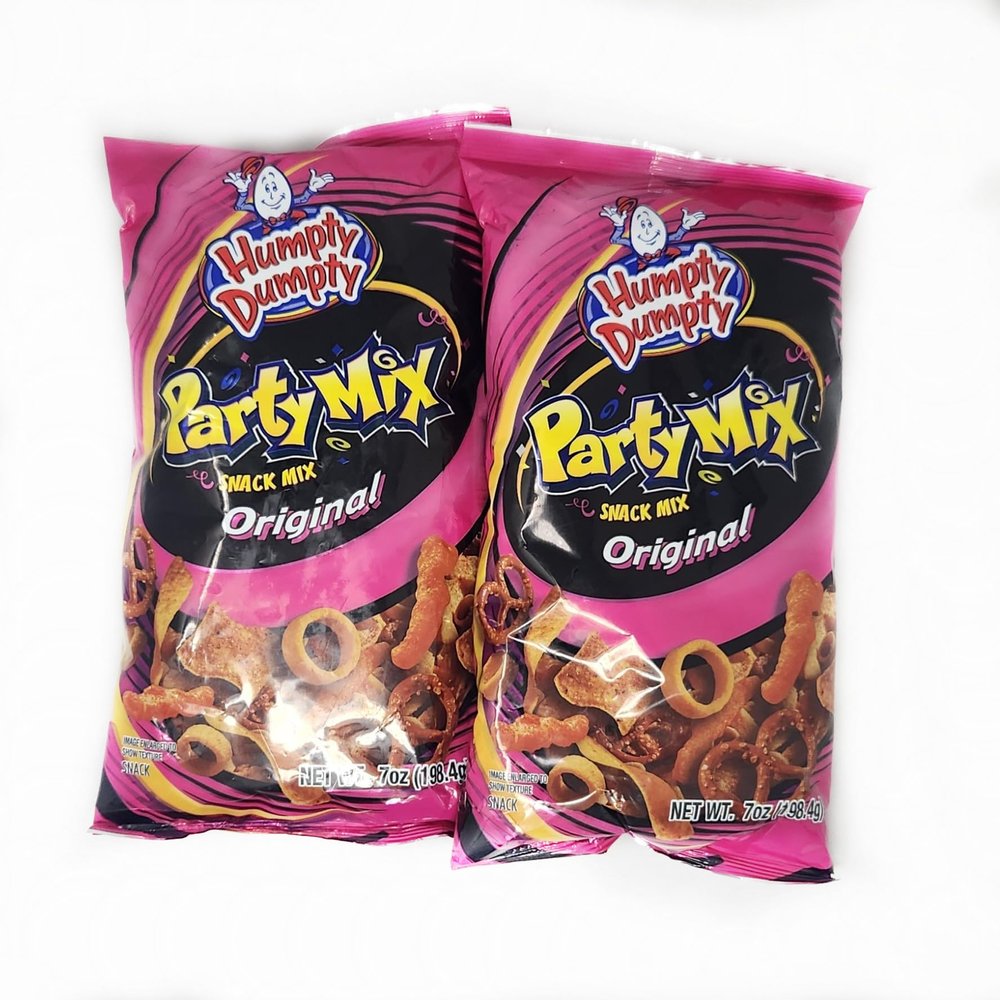 7oz Bag Humpty Dumpty Snack Mix Imported From Canada Great for Gathering Parties of Bar Restocks (2 pack, Original)