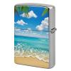 Hawaiian Beach Lighter Case, Personalized Metal Lighter Sleeve, Double-Sided Lighters Cover for Standard Lighters, Stylish & Unique Idea view 1