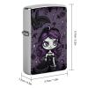 Purple Black Goth Spooky Lighter Case, Personalized Metal Lighter Sleeve, Double-Sided Lighters Cover for Standard Lighters, Stylish & Unique Idea view 2