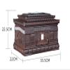 JIQHOHX Wood Funeral Cremation Ashes Urn Casket,Wood Urn, Professional Wooden Urns for Human Ashes Adult,Burial (A) view 2