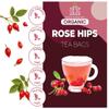 Healthy Healing Herbs Organic Rose Hip Tea Bags 100 Count | Pure Wildcrafted Herbal Rosehip Blend | Naturally Tart & Bright Flavor view 2