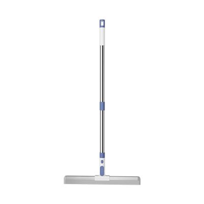 Silicone Pet Hair Remover,Magic Broom for Indoor Cleaning,Cleans Glass, Hair, Fine Dust, Liquids 15 in Or 19.6in Broom Head Orange Blue 15in