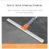 Silicone Pet Hair Remover,Magic Broom for Indoor Cleaning,Cleans Glass, Hair, Fine Dust, Liquids 15 in Or 19.6in Broom Head Orange Blue 15in view 2