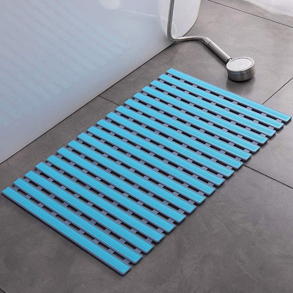 AFPSDLFJDLS Memory Foam Bath Mat Large, Soft and Comfortable, Maximum Absorbent, Non-Slip, Thick, Machine Wash, Easier to Dry for Bathroom Floor RugThe Floor Drain(D)