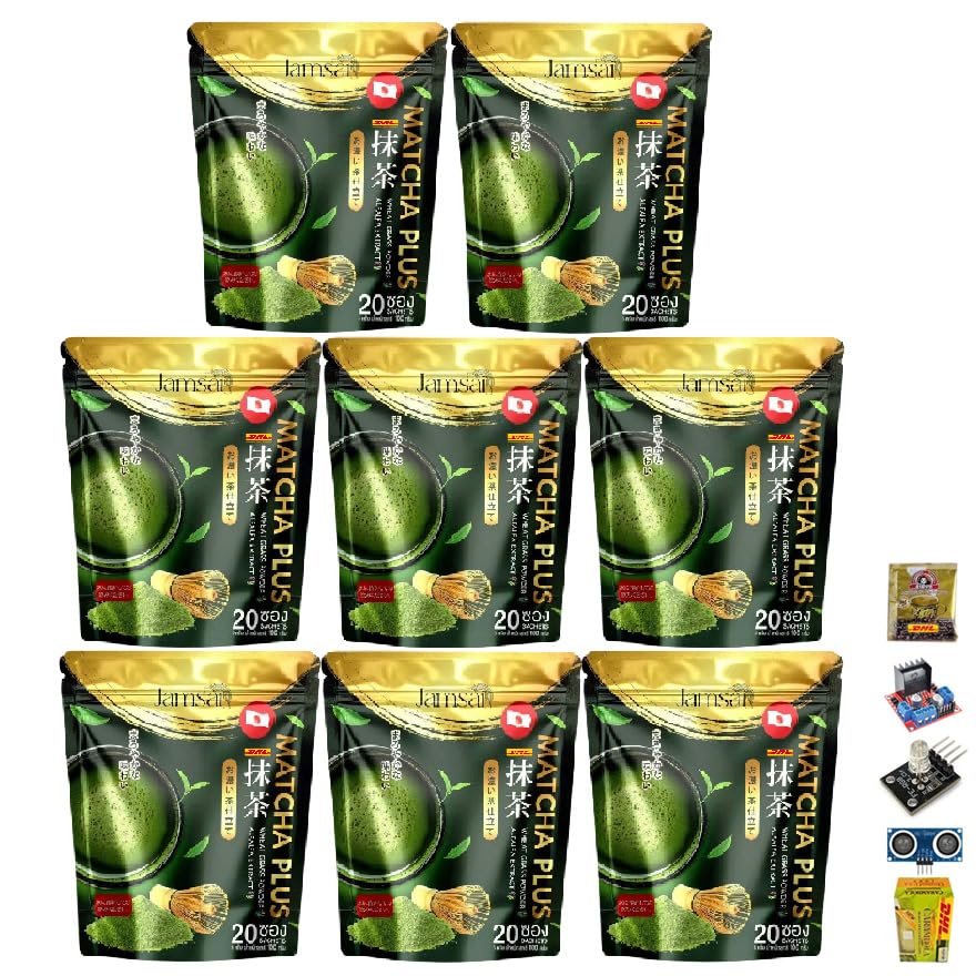 20 Sachets/Pack (100g) Premium Intense Delicious Fruit Snack Jamsai Matcha Green Tea Japan Set 8 No0617897894 By Beautygoodshop [Get Free For You Beauty Gifts]