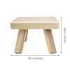 Stool Stool Step Small Kitchen Stools Bathroom Foot Garden Footstool Toilet Rest Rustic Stepping Potty Bar view 4