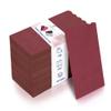 Pickytarian Red Dinner Napkins Disposable - 50 Count Fancy 3-Ply Paper Napkins - Wine - Compostable 16x16 inch Elegant Burgundy Napkins for Weddings Christmas Holiday Parties - Eco Friendly view 1