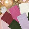 Pickytarian Red Dinner Napkins Disposable - 50 Count Fancy 3-Ply Paper Napkins - Wine - Compostable 16x16 inch Elegant Burgundy Napkins for Weddings Christmas Holiday Parties - Eco Friendly view 4