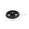 VOSAREA Wheelchair Replacement Front Wheel Replaceable Rubber Caster for Versatile Indoor and Outdoor Use Easy Installation Adaptable for view 2