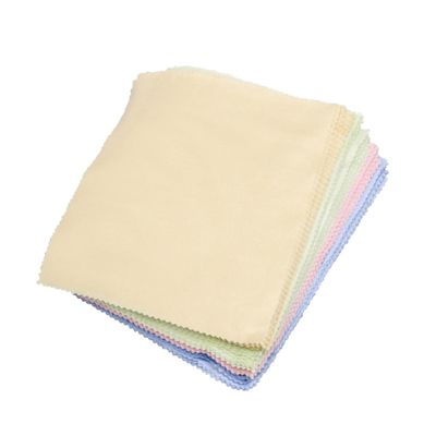 SHERCHPRY 100pcs Microfiber Lens Cleaning Cloth Pack for Eyeglasses Camera Mobile Phone Screen Lens Gently Clean Without Scratching Dust Removal Static Compact