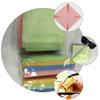 SHERCHPRY 100pcs Microfiber Lens Cleaning Cloth Pack for Eyeglasses Camera Mobile Phone Screen Lens Gently Clean Without Scratching Dust Removal Static Compact view 3