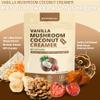 Mushroom Coffee Creamer, Vanilla Coconut Creamer, Probiotics, MCT Powder, 6 Mushrooms | Lion's Mane, Turkey Tail, Reishi, Maitake, Chaga, Cordyceps | Boosts Focus, Immunity and Energy | 6.35Oz view 3