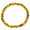 Amazing Gemstone Yellow Cats Eye Bracelet for Women Men's Gifts - Yellow Cats Eye Protection Healing Crystal Bracelet - 6mm Gemstone Beaded Stretchable Bracelet view 2