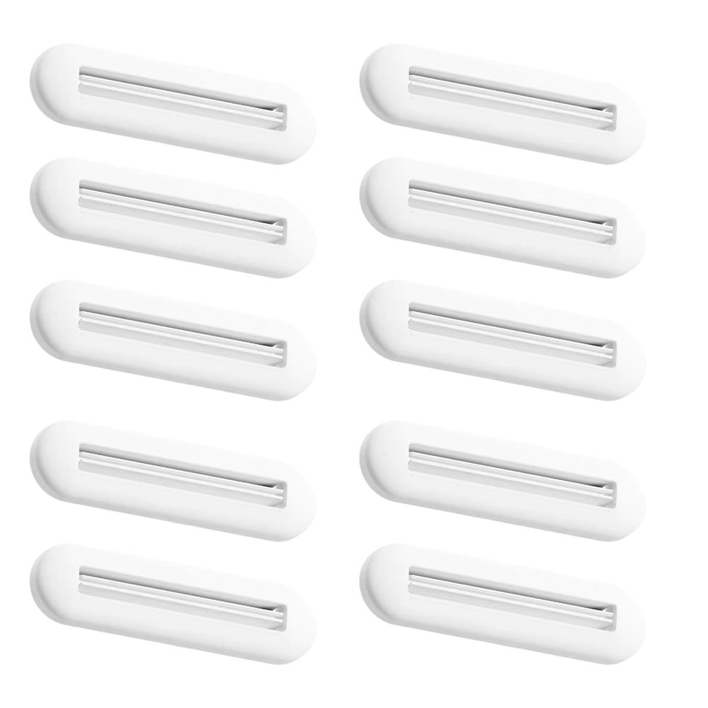 10 Pieces Toothpaste Tube Squeezer Safe Face Cleanser Cream Dispenser Roller Fit Various Tube Size