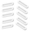 10 Pieces Toothpaste Tube Squeezer Safe Face Cleanser Cream Dispenser Roller Fit Various Tube Size view 3