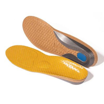 TEOYETTSF Orthopedic Insoles Flat Feet Arch Support Microfiber Leather Orthotic Insoles for Shoes Inserts Cushion for Men Women(44-46)