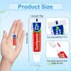 30 Tubes Bulk Travel Size Mini Toothpaste, 0.176oz Disposable Mint Flavor Pocket Teeth Paste Small Essential Toothpaste for Travel, Home/Hotel/Guests/Charity/Homeless/Camping Oral Care (Single Use) view 2