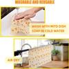 Beeswax Food Wrap (Set of 7) Sustainable Alternative to Aluminum Foil and Albal Paper - For Fruits, Vegetables, Bread, Cheese and Other Foods view 4