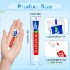60 Tubes Bulk Travel Size Mini Toothpaste, 0.35 oz Disposable Mint Flavor Pocket Teeth Paste Small Essential Toothpaste for Travel, Home/Hotel/Guests/Charity/Homeless/Camping Oral Care (Single Use) view 2