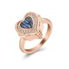 BIAIHQIE Cremation Jewelry for Ashes Heart Urn Ring for Women Cremation Ring Holds Loved Ones Ashes-10-Rose Gold view 1