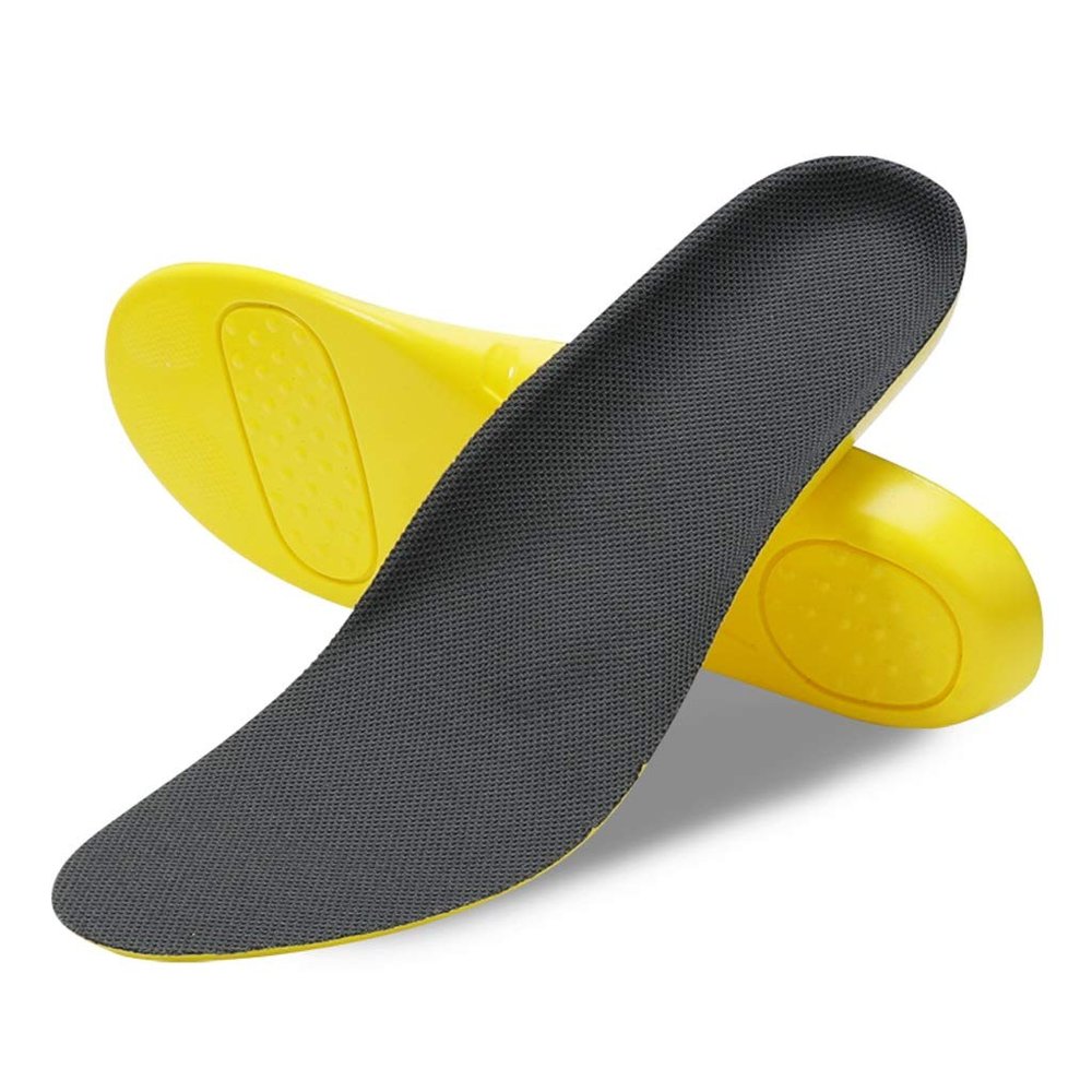 TEOYETTSF PU Insoles Soft for Running Walking Relief Foot Heel Shock Absorption Women Men Plantar Fasciitis Insoles(45-285MM)