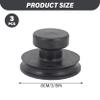 3PCS 3.2 Inch Suction Cup Handles for Sound Bowl, Rubber Lifters for Tibetan Singing Bowls, Easy Grip Sound Bowl Accessories view 2