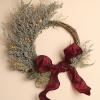LaRibbons Burgundy Ribbon Wired 2.5 Inch x 10 Yards Dark Red Dupioni Ribbon for Christmas Gift Wrapping Flower Bouquet Wreath Bow Party Home Decoration view 3