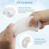 DWCHECK Wearable Urine Collection Bag External Catheter for Men,Reusable Portable Silicone Urinal with 1000ml and 2000ml Urine Catheter Bags,Blue view 2