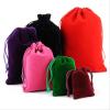 10-100pcs Velvet Drawstring Pouch Jewelry Baggie Ring Party Wedding Gift Bag LOT (Mix colors,12x15cm,50pcs) view 3
