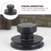 BESPORTBLE Rubber Tool for Singing Bowls Easy Use Handle for Meditation and Healing Approx Diameter Strong Load Capacity up view 3