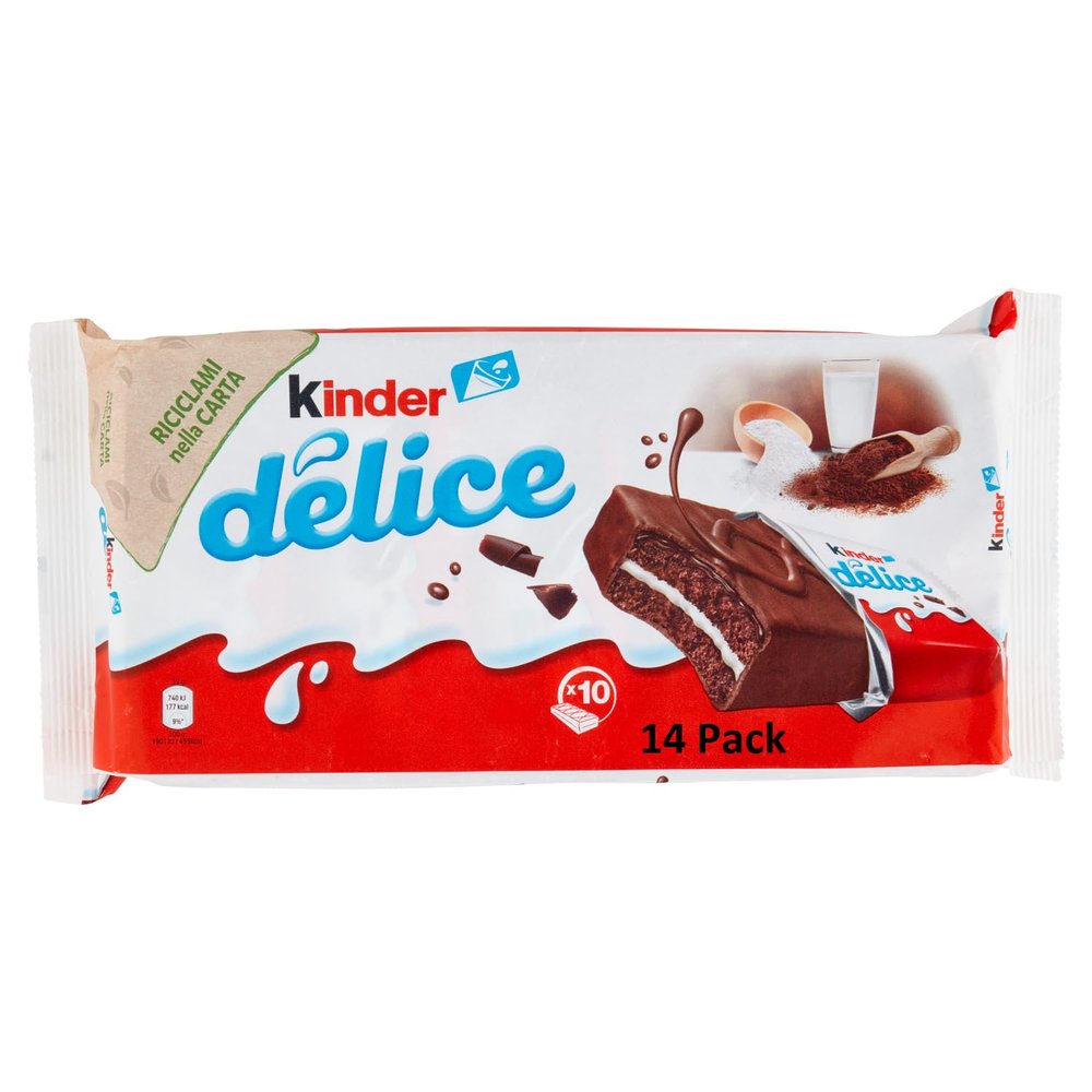 Ferrero Kinder Delice 14 packs of 10 snacks