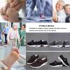 LFFTBK Mens Diabetic Shoes,Portable Plus Size Elderly Diabetic Swollen Feet Arthritis Recovery Shoes(Black,10.5US) view 2