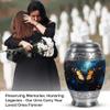 KARYLIZ Butterfly Urn, Cremation Urns for Human Ashes, Funeral Urns for Adult Ashes Women, Mini Urn for Keepsake, Cremation for Ashes Adult Male Large Funeral for Mom & Dad (Combo 10" & 3", Set of 5) view 3
