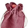 Jucobee Deep Red Shade Jute Bottle Bags Set of 7 Reusable Drawstring Pouches (13.77 x 7.09 x 3.93) for Elegant, Eco-Conscious Gifting view 4