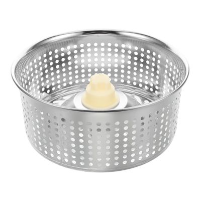 WHAMVOX Stainless Steel Mop Bucket Rotating Squeezer Effortless Floor Cleaning