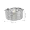 WHAMVOX Stainless Steel Mop Bucket Rotating Squeezer Effortless Floor Cleaning view 2