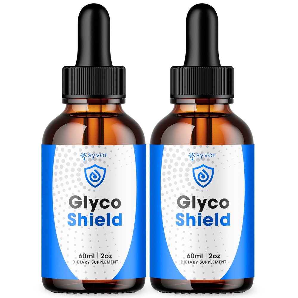 (2 Pack) Glyco Shield Drops, Official Glyco Shield Blood Support Drops With All Natural Ingredients, GlycoShield Maximum Strength Liquid Supplement Supporting Health & Wellness Naturally (60 Servings)