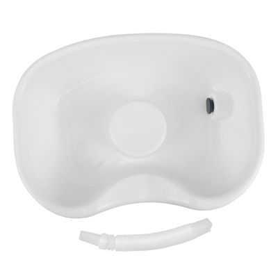 WRITWAA Elderly Bedside Washing Basin Portable Shampoo Sink for Seniors Bedridden Patients Pregnant Women