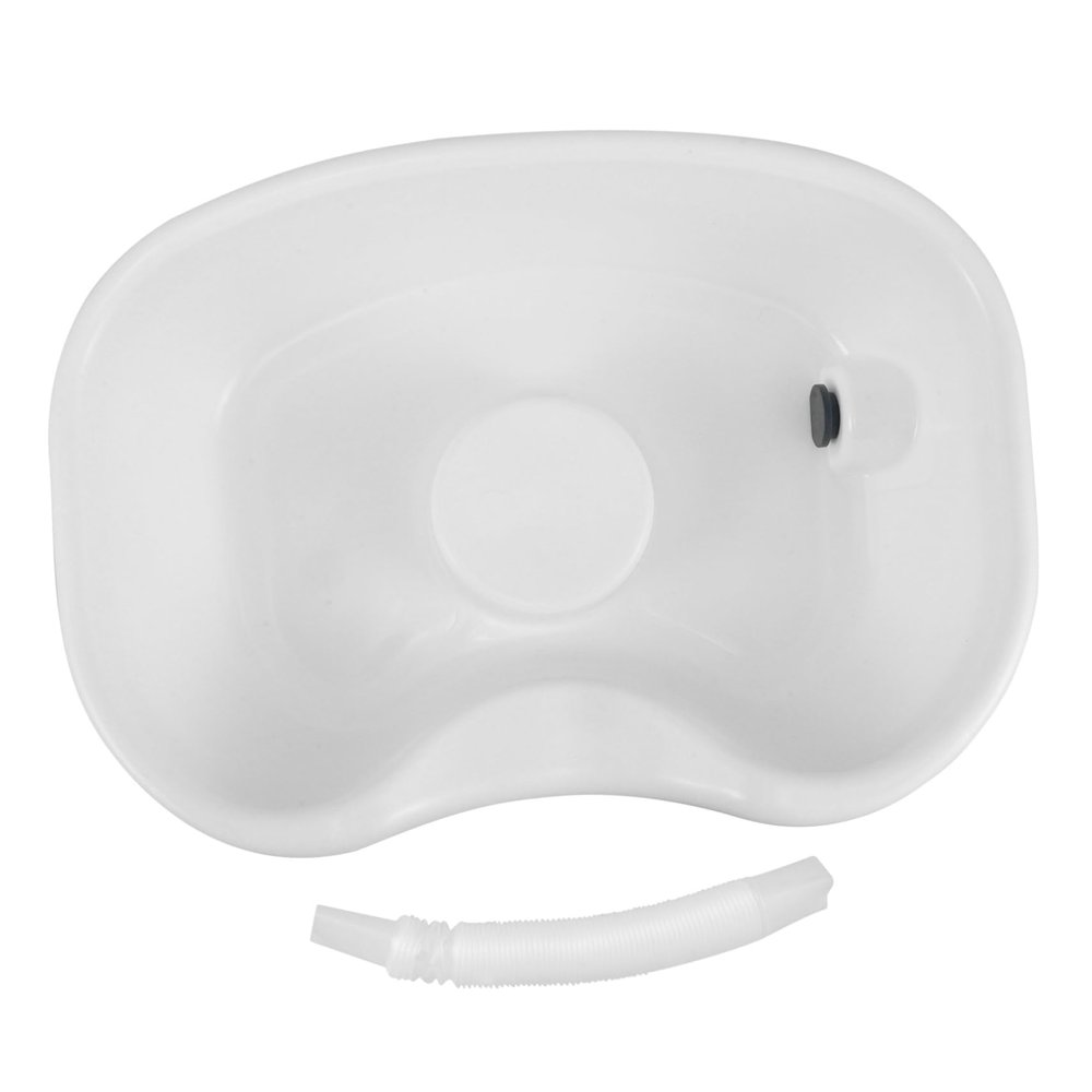 WRITWAA Elderly Bedside Washing Basin Portable Shampoo Sink for Seniors Bedridden Patients Pregnant Women
