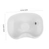 WRITWAA Elderly Bedside Washing Basin Portable Shampoo Sink for Seniors Bedridden Patients Pregnant Women view 2