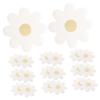 VALICLUD Flower Party Plates 20pcs Disposable Paper Plates Thanksgiving Dinnerware view 1